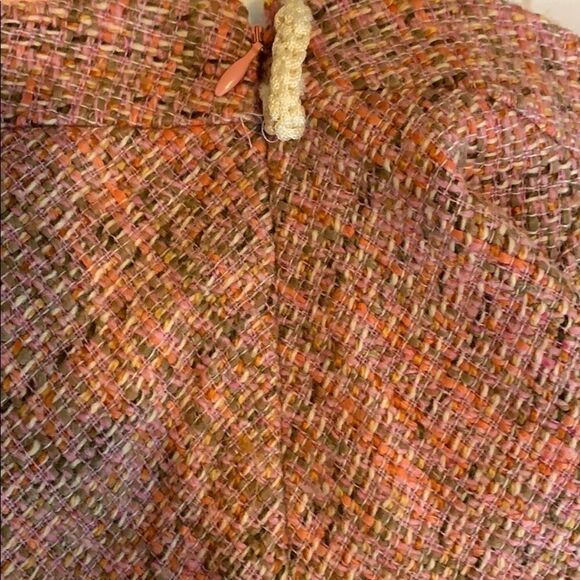Gap pink tweed skirt with velvet and ruffle detail - Picture 8 of 8